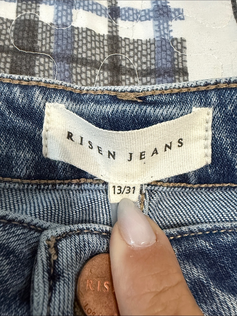 Wide-Leg Paneled Jeans in Light Blue Denim New without tags Never worn - Picture 4 of 9